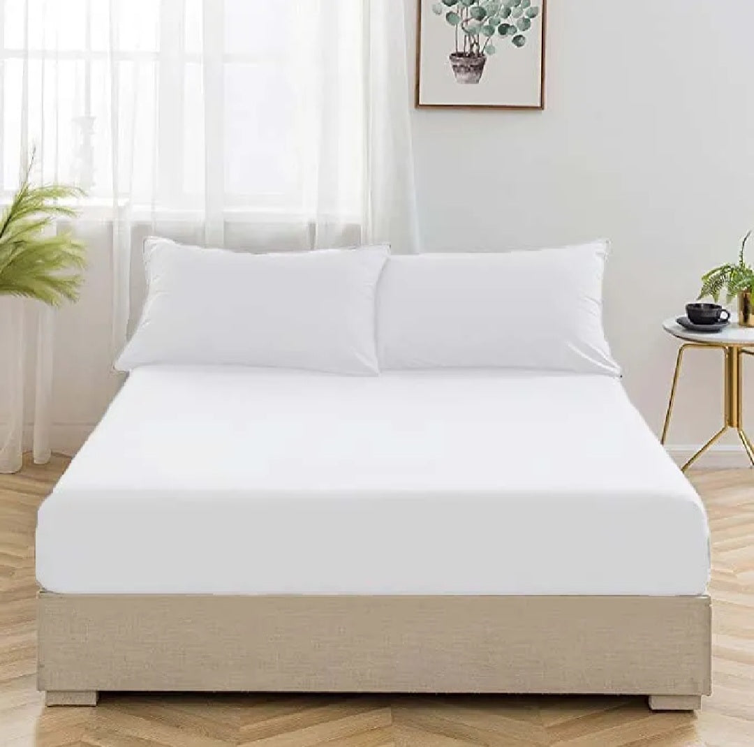 Jersy Fitted Bed Sheet with Pillow Covers